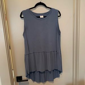 Mote high low tank top